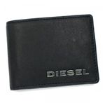 DIESEL（ディーゼル） 二つ折り財布（小銭入れ付） JEM WALLETS XS99 T8013 ブラック H8.3×W11×D1.5