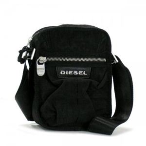 DIESEL（ディーゼル） ナナメガケバッグ BEAT THE TIME 00XS36 T8013 ブラック H24×W16×D9