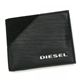 DIESEL（ディーゼル） 二つ折り財布（小銭入れ付） BEAT THE TIME 00XS40 T8013 ブラック H10×W12×D1.5