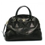 Prada(プラダ) ショルダーバッグ CERVO SHINE BL0687 2 ブラック H34×W44×D18