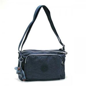 Kipling（キプリング） ショルダーバッグ BASIC K12969 521 ブラック/ブルー H17.5×W27×D15