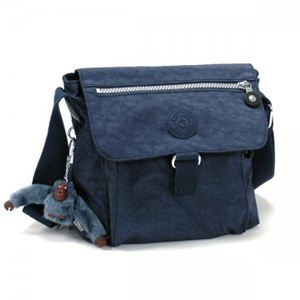 Kipling（キプリング） ショルダーバッグ BASIC K13611 521 ブラック/ブルー H21.5×W21×D11