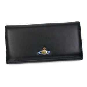 Vivienne Westwood（ヴィヴィアンウエストウッド） 長財布 NAPPA CALF 1032V  ブラック/ゴールド H9.5×W19×D2.5