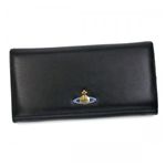 Vivienne Westwood（ヴィヴィアンウエストウッド） 長財布 NAPPA CALF 1032V  ブラック/ゴールド H9.5×W19×D2.5