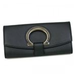 Ferragamo（フェラガモ） 長財布 GANCIO STYLIS H 22B012 445508 ブラック