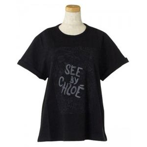 SEE BY C HLOE（シーバイクロエ） レディースTシャツ 4A2301 C74 ブラック L58 S24 W47 S H27