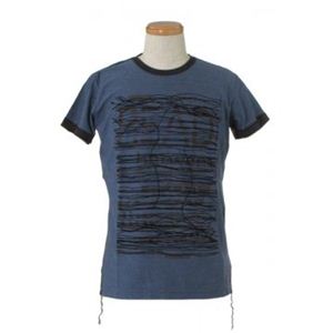 DIESEL（ディーゼル） メンズTシャツ 00C HB5 89F ブルー L66 S16 W50 S H42