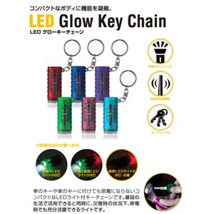 Life+GeariCt+MAj yhЁEAEghAzLED Glow Key ChainiLEDOE L[`F[j u[摜5XV