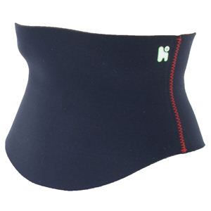 【日本製サポーター】ヘルスポイント ランニング用腹巻き(スポーツ腹巻き) ブラック L-LL画像その1