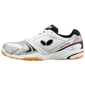 バタフライ(Butterfly) 93380 エナジーフォース 5 93380 【卓球用品/卓球シューズ】 ホワイト×ブラック 25.5cm画像その1