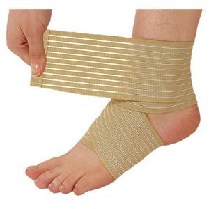 Finoa（フィノア） サポートラップ アンクル＆エルボー（足首、ひじ専用）フリーサイズ （7.5 ×約 80 cm ） 323