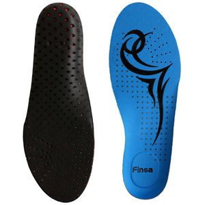 Finoa（フィノア） アーチアシスト 男性用インソール M（25〜26.5cm） 32082 （靴の中敷き）