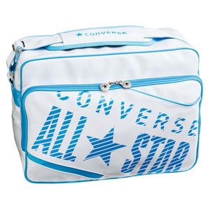 CONVERSE（コンバース） エナメルショルダー（M） C1365053 ホワイト×サックス