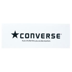 CONVERSE（コンバース） スポーツタオル CB111902 ホワイト×ブラック