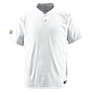 デサント（DESCENTE） ベースボールシャツ（2ボタン） （野球） DB201 Sホワイト L