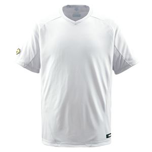 デサント（DESCENTE） ジュニアベースボールシャツ（Vネック） （野球） JDB202 Sホワイト 140
