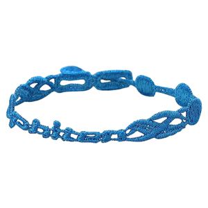 ファイテン（PHITEN）RAKUWAブレスX50 レース アクアブルー