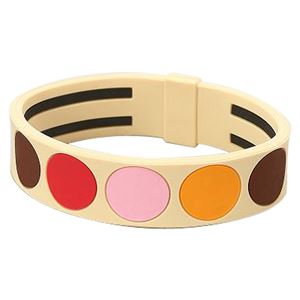 ファイテン（PHITEN）RAKUWAブレスS ドット柄 ベージュ