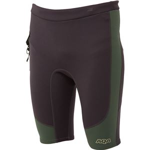 AQA（アクア） シーラックスウェットパンツ メンズ KW4485 マットブラック×カーキL