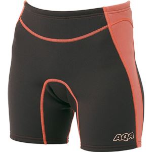 AQA（アクア） シーラックス ウエットパンツ レディース KW4489 マットブラック×ピンクL