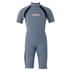 AQA（アクア） キッズスーツ スプリングII KW4504A スモークブルー×マットブラック100