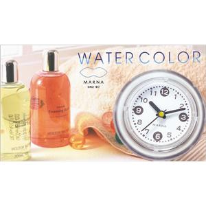 マーナ　ウォーターカラー　バスクロック　B635W ホワイト