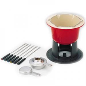 ル・クルーゼ(ルクルーゼ) コンパクト フォンデュセット 6011 チェリーレッド【日本正規品】