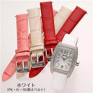 Folli Follie �p���F�E�H�b�` S922ZI SIV/WHT�^�z���C�g  �ւ��x���g3�{�t��