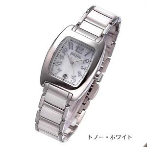 Folli Follie セラミック パヴェウォッチ WF5T136BDZ／トノー・ホワイト