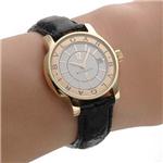 BVLGARI ソロテンポ K18 レザー ST35WGLD/メンズ