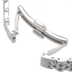 Folli Follie パヴェブレスウォッチ WF6A064BPW／ロングトノー・ホワイトシェル