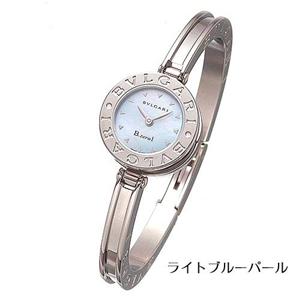 BVLGARI B-Zero１バングルウォッチ BZ22C3SS-M／ライトブルーパール・Mサイズ