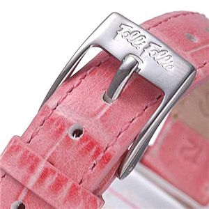 Folli Follie（フォリフォリ） トノーレザーウォッチ WF6A063SSP-PNK／ピンク