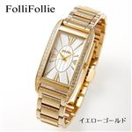 Folli Follie(フォリフォリ) パヴェブレスウォッチ WF7C020BPS／イエローゴールド