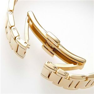 Folli Follie(フォリフォリ) パヴェブレスウォッチ WF7C020BPS/イエローゴールド