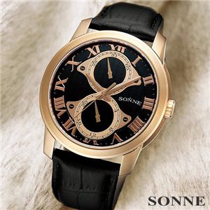 SONNE(ゾンネ) マルチファンクション レザーウォッチ S113