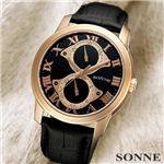 SONNE(ゾンネ) マルチファンクション レザーウォッチ S113