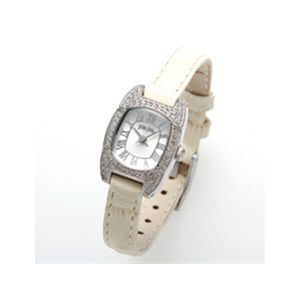 Folli Follie レザーウォッチ WF7A029SPW ホワイト