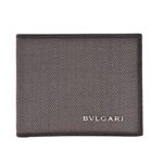 BVLGARI（ブルガリ） 32580 BLACK 二つ折り財布（小銭入れ無）