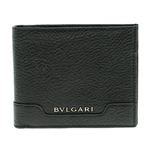 BVLGARI（ブルガリ） 33401 BLACK 二つ折り財布（小銭入れ無）