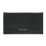 BVLGARI（ブルガリ） 33402 BLACK 長札（ファスナー付）
