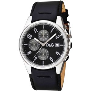 D&G ディーアンドジー 腕時計 SANDPIPERブラック3719770097