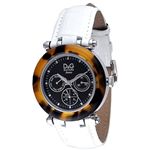 D&G ディーアンドジー 腕時計 DW0599 文字盤ブラック バンドホワイト