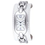 CELINE（セリーヌ） 腕時計 CHAINE BLASON CUFF ステンレスベルト ホワイト C71114040