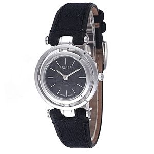 CELINE（セリーヌ） 腕時計 MARPLE カーフベルト ブラック C73121114