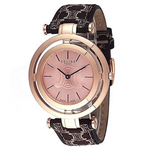 CELINE（セリーヌ） 腕時計 MARPLE カーフベルト ピンク C73317124