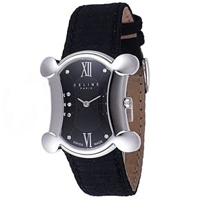 CELINE（セリーヌ） 腕時計 BLASON カーフベルト ブラック C75111014B