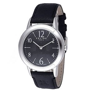 CELINE（セリーヌ） 腕時計 LA CLASSIQUE C カーフベルト ブラック C77111111