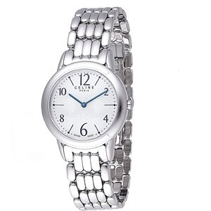 CELINE（セリーヌ） 腕時計 LA CLASSIQUE C ステンレスベルト ホワイト C77114100