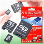 SILICON POWER microSDカード 2GB 60倍速